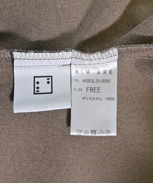 RIM.ARK（リムアーク）カジュアルシャツ 茶 サイズ:F レディース/2200666780058