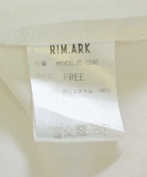 RIM.ARK（リムアーク）ブラウス 白 サイズ:F レディース/2200725606053