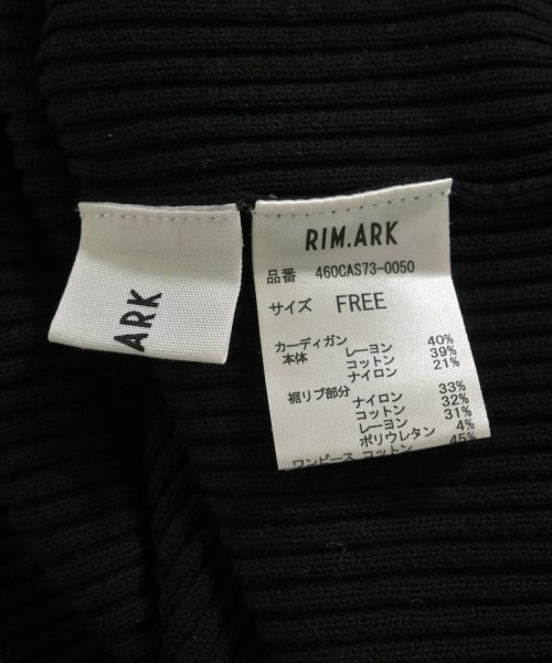 RIM.ARK（リムアーク）ワンピース 黒 サイズ:F レディース/2200732917210
