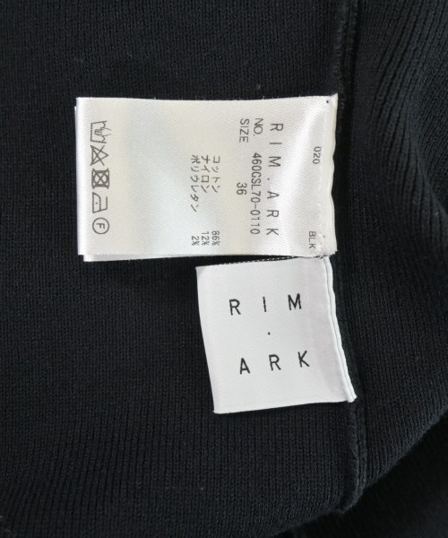 RIM.ARK（リムアーク）ニット・セーター 黒 サイズ:36(S位) レディース/2200719860126