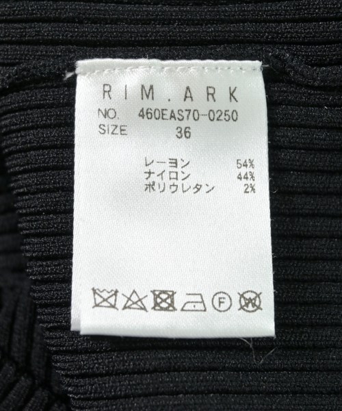 RIM.ARK（リムアーク）ニット・セーター 黒 サイズ:36(S位) レディース/2200721111155