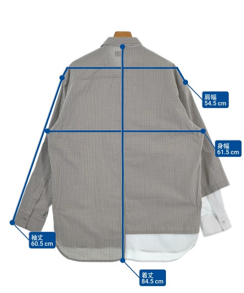 WIZZARD（ウィーザード）カジュアルシャツ 茶 サイズ:1(S位) メンズ/2200661837535