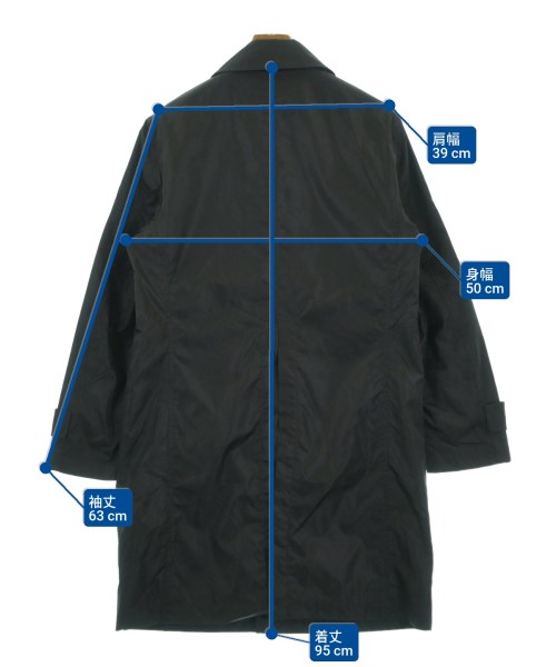 MOJITO（モヒート）ステンカラーコート 黒 サイズ:S メンズ/2200521976022