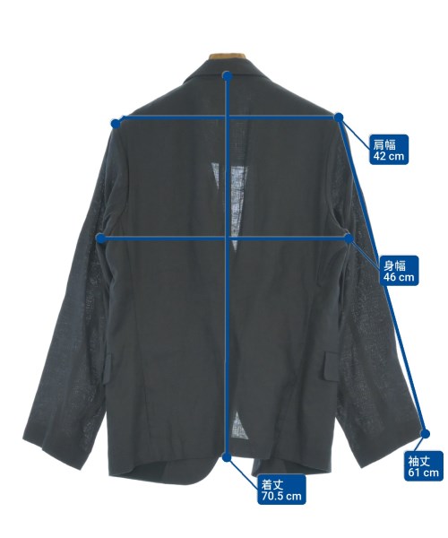 HACKNEY UNION WORKS（ハックニーユニオンワークス）カジュアルジャケット 紺 サイズ:38(S位) メンズ/2200669907148