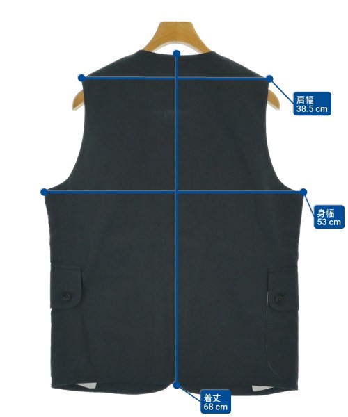 HACKNEY UNION WORKS（ハックニーユニオンワークス）カジュアルシャツ 紺 サイズ:38(S位) メンズ/2200669907209