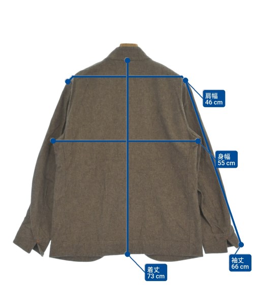 HACKNEY UNION WORKS（ハックニーユニオンワークス）カジュアルジャケット 茶 サイズ:40(M位) メンズ/2200669907247