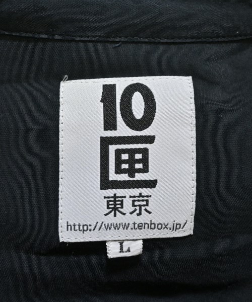 10匣（テンボックス）カジュアルシャツ 黒 サイズ:L メンズ/2200632664290