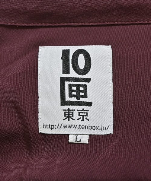 10匣（テンボックス）カジュアルシャツ 赤 サイズ:L メンズ/2200632664313