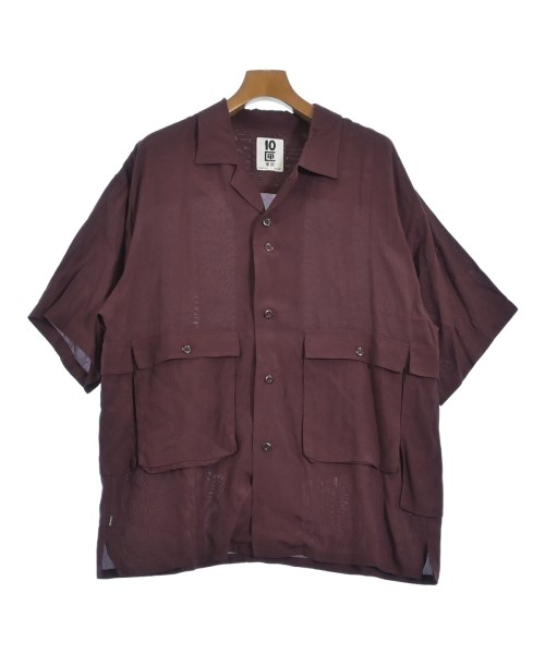 10匣(テンボックス)カジュアルシャツ 赤 サイズ:L/2200632664320
