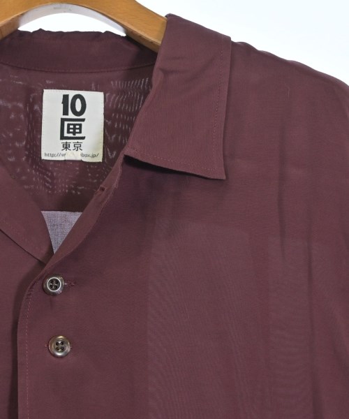 10匣（テンボックス）カジュアルシャツ 赤 サイズ:L メンズ/2200632664320