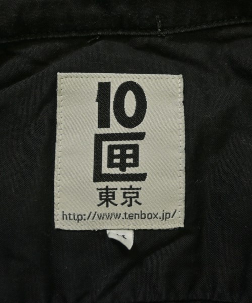 10匣（テンボックス）カジュアルシャツ 黒 サイズ:M メンズ/2200615338026