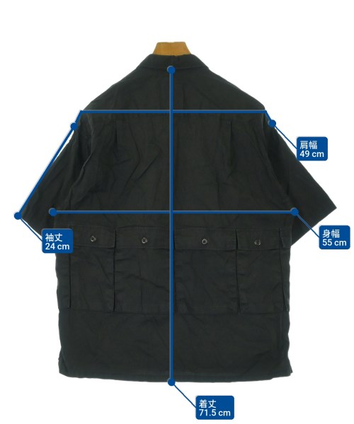 10匣（テンボックス）カジュアルシャツ 黒 サイズ:M メンズ/2200615338026