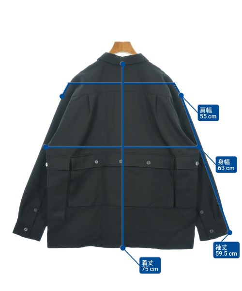 10匣（テンボックス）カジュアルシャツ 黒 サイズ:L メンズ/2200619260088