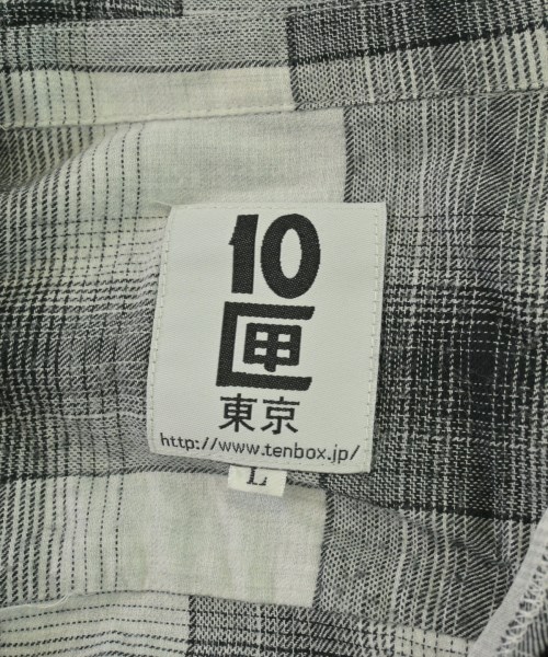 10匣（テンボックス）カジュアルシャツ 黒 サイズ:L メンズ/2200705435468
