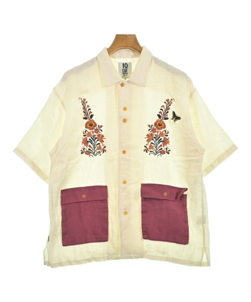 10匣(テンボックス)カジュアルシャツ ベージュ サイズ:M/2200644819114