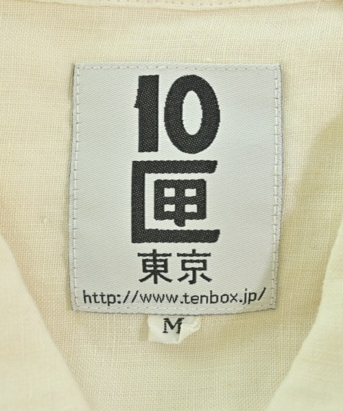 10匣（テンボックス）カジュアルシャツ ベージュ サイズ:M メンズ/2200644819114