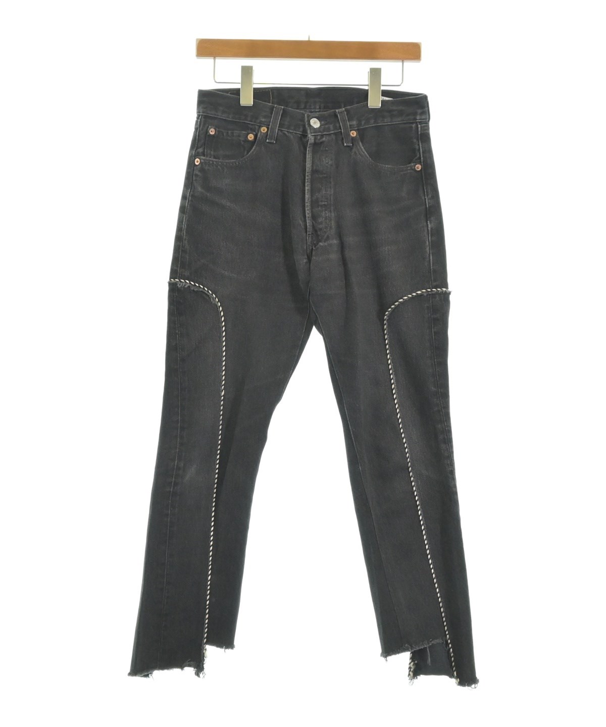 OLD PARK ブラックデニムパンツ MINED Old Park（オールドパーク）デニムパンツ 黒 サイズ:XS