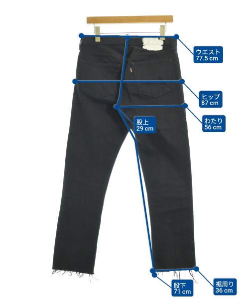 Old Park（オールドパーク）デニムパンツ 黒 サイズ:M メンズ/2200659572103