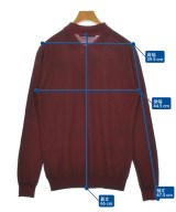 DANIELE ALESSANDRINI（ダニエレアレッサンドリーニ）ニット・セーター 赤 サイズ:M メンズ/2200627283116