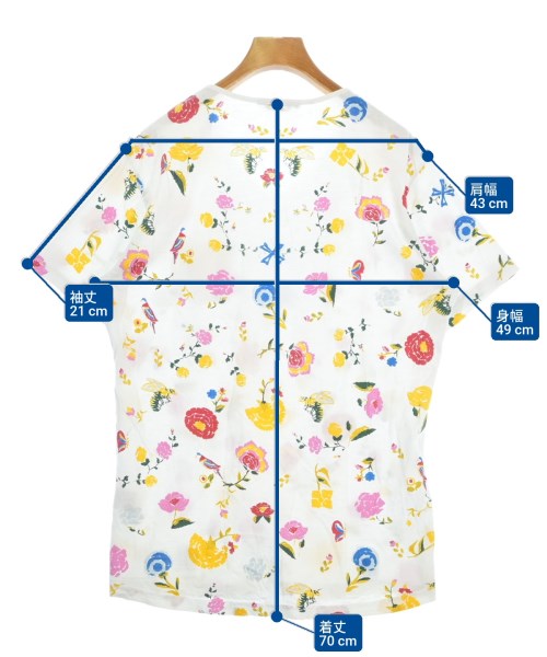 DANIELE ALESSANDRINI（ダニエレアレッサンドリーニ）Tシャツ・カットソー 白 サイズ:M レディース/2200672177132