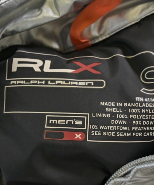 RLX Ralph Lauren（アールエルエックスラルフローレン）ダウンジャケット/ダウンベスト シルバー サイズ:S メンズ/2200718432140