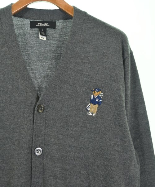 RLX Ralph Lauren（アールエルエックスラルフローレン）カーディガン グレー サイズ:L メンズ/2200679190097