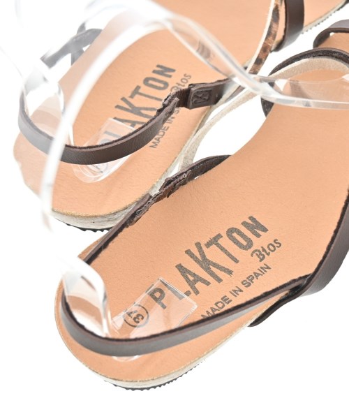 PLAKTON（プラクトン）サンダル 茶 サイズ:EU37(23.5cm位) レディース/2200680772190