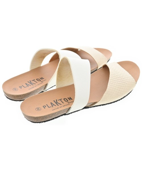 PLAKTON（プラクトン）サンダル 白 サイズ:38(24.5cm位) レディース/2200690232110
