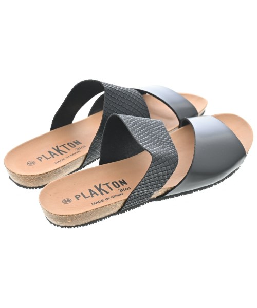PLAKTON（プラクトン）サンダル 黒 サイズ:38(24.5cm位) レディース/2200690232127