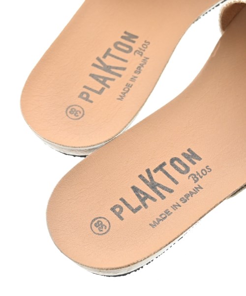 PLAKTON（プラクトン）サンダル ベージュ サイズ:38(24.5cm位) レディース/2200690232134