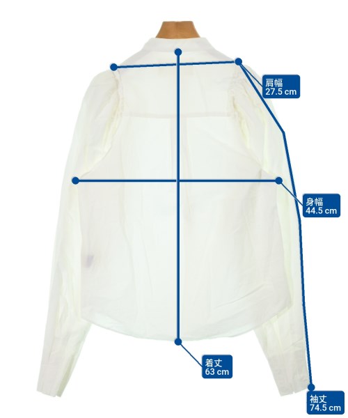 TODAYFUL（トゥデイフル）カジュアルシャツ 白 サイズ:F レディース/2200620007160