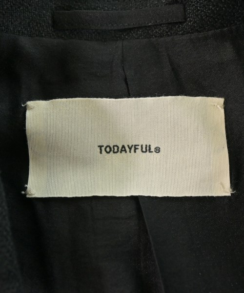 TODAYFUL（トゥデイフル）テーラードジャケット 黒 サイズ:38(M位) レディース/2200636081024