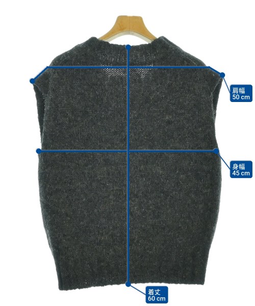 TODAYFUL（トゥデイフル）ベスト/ノースリーブ グレー サイズ:F レディース/2200621951035