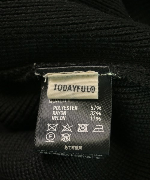 TODAYFUL（トゥデイフル）ワンピース 黒 サイズ:38(M位) レディース/2200640508050