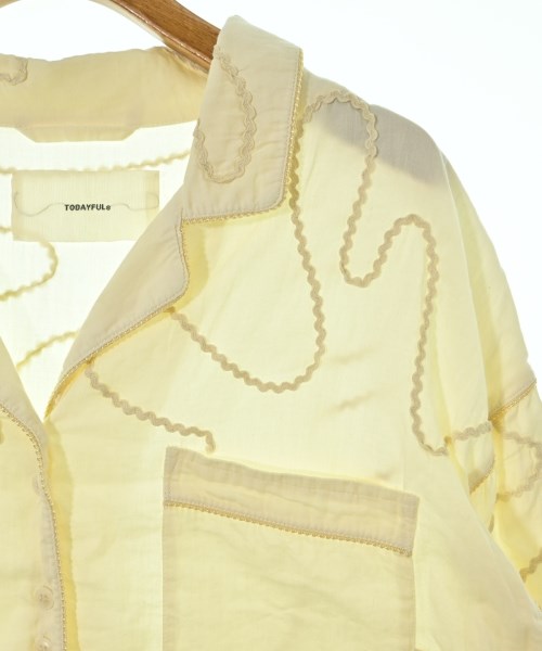 TODAYFUL（トゥデイフル）ブラウス 黄 サイズ:F レディース/2200643129092