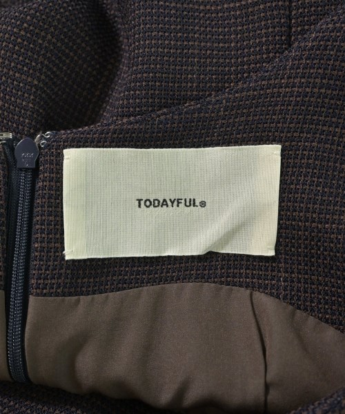 TODAYFUL（トゥデイフル）ワンピース 茶 サイズ:36(S位) レディース/2200643129108
