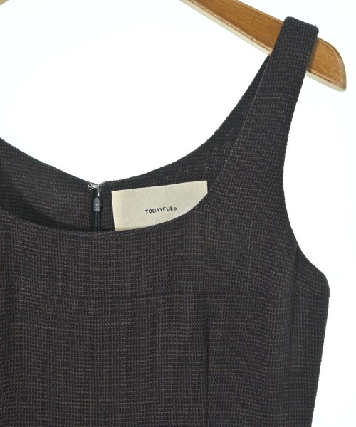 TODAYFUL（トゥデイフル）ワンピース 茶 サイズ:36(S位) レディース/2200643129108