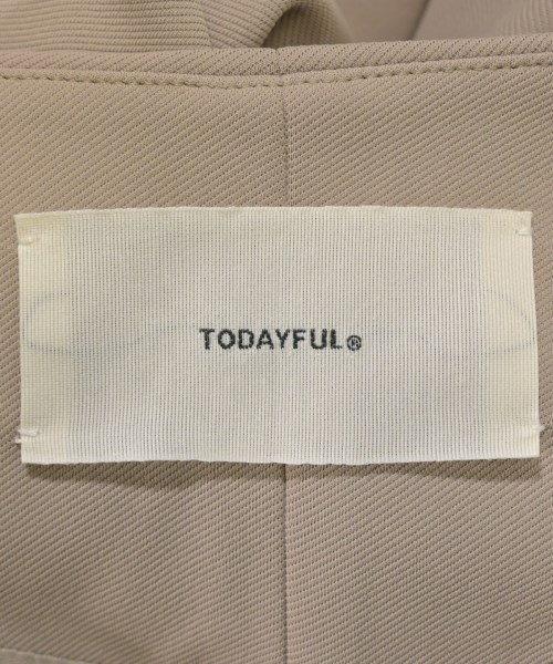 TODAYFUL（トゥデイフル）ノーカラージャケット ベージュ サイズ:38(M位) レディース/2200621492019