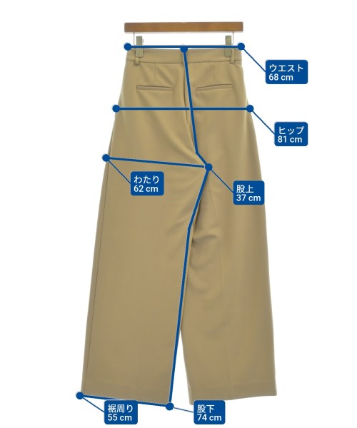 TODAYFUL（トゥデイフル）スラックス ベージュ サイズ:38(M位) レディース/2200621492026