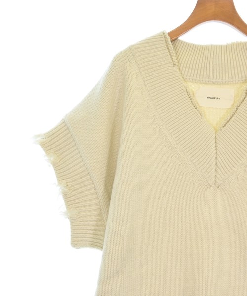 TODAYFUL（トゥデイフル）ベスト 白 サイズ:F レディース/2200615639123