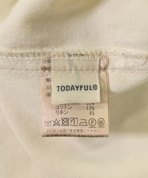 TODAYFUL（トゥデイフル）オールインワン/サロペット 白 サイズ:36(S位) レディース/2200631303169