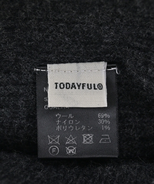 TODAYFUL（トゥデイフル）マフラー グレー サイズ:F レディース/2200611996039