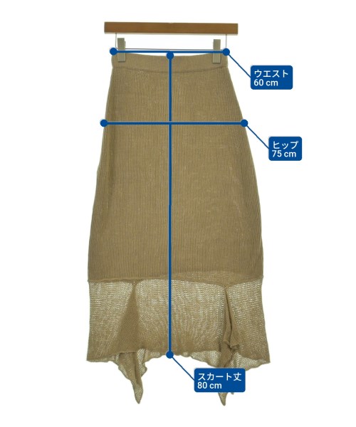 TODAYFUL（トゥデイフル）ロング・マキシ丈スカート ベージュ サイズ:36(S位) レディース/2200617049104