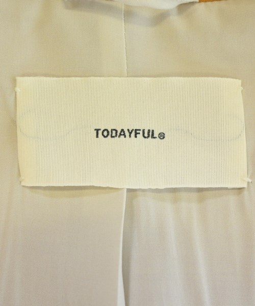 TODAYFUL（トゥデイフル）テーラードジャケット 黄 サイズ:36(S位) レディース/2200599891036