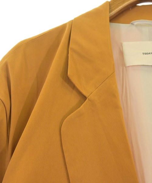 TODAYFUL（トゥデイフル）テーラードジャケット 黄 サイズ:36(S位) レディース/2200599891036