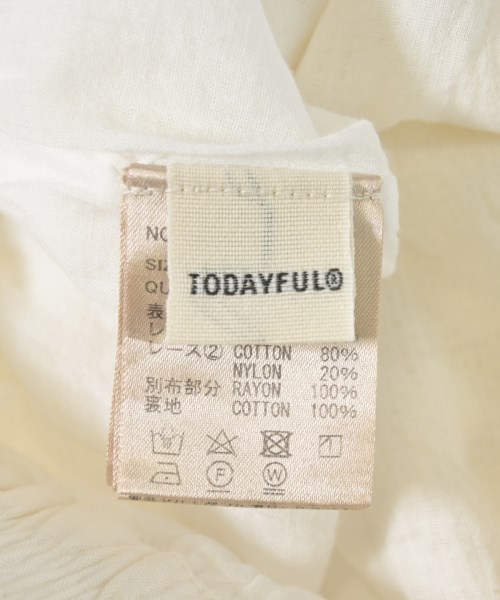 TODAYFUL（トゥデイフル）その他 白 サイズ:36(S位) レディース/2200604638069