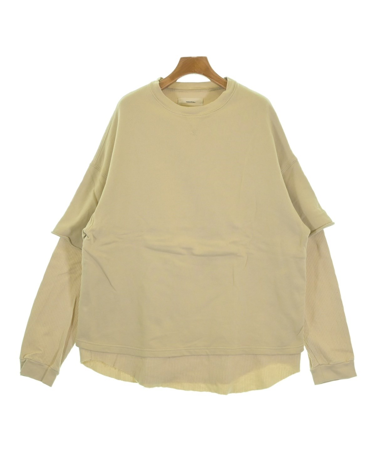 いく★   新品 TODAYFUL トレーナー スウェット ベージュ TODAYFUL（トゥデイフル）スウェット ベージュ サイズ:F レディース
