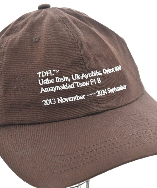 TODAYFUL（トゥデイフル）キャップ 茶 サイズ:- メンズ/2200673495174