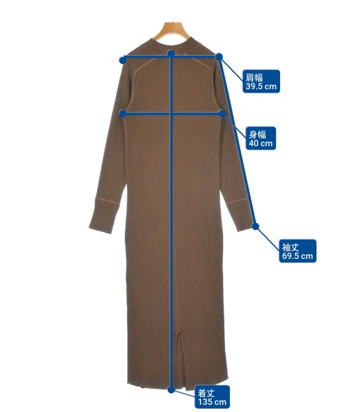 TODAYFUL（トゥデイフル）ワンピース 茶 サイズ:36(S位) レディース/2200671121013