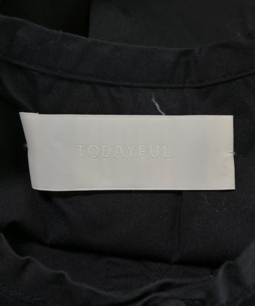 TODAYFUL（トゥデイフル）シャツワンピース 黒 サイズ:F レディース/2200682099059